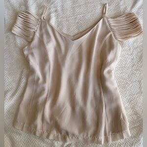 Elegant Cream Women's Top